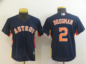 Alex Bregman Houston Astros navy jersey