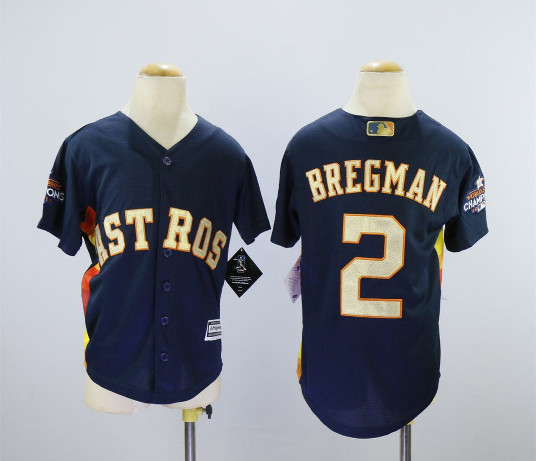 Alex Bregman Houston Astros navy jersey