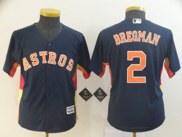 Alex Bregman Houston Astros navy jersey