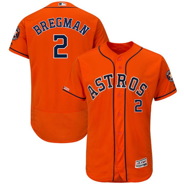 Alex Bregman Houston Astros orange jersey