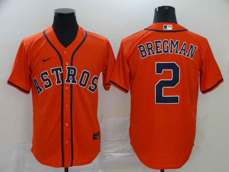Alex Bregman Houston Astros orange jersey