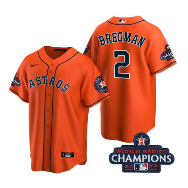 Alex Bregman Houston Astros orange jersey