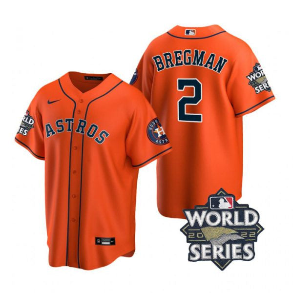Alex Bregman Houston Astros orange jersey