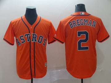 Alex Bregman Houston Astros orange jersey