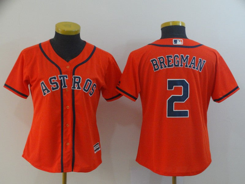 Alex Bregman Houston Astros orange jersey