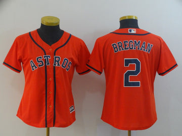 Alex Bregman Houston Astros orange jersey