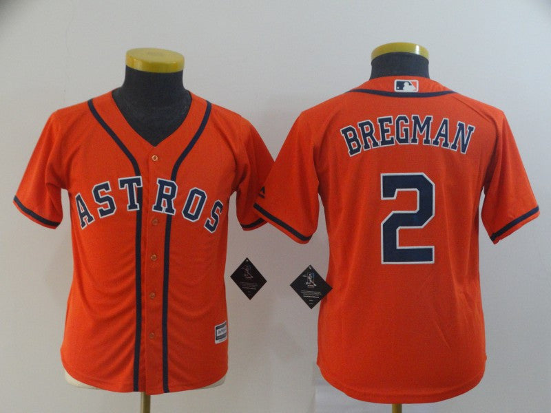 Alex Bregman Houston Astros orange jersey