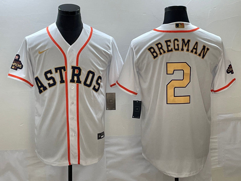 Alex Bregman Houston Astros white jersey