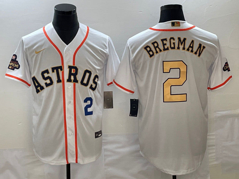 Alex Bregman Houston Astros white jersey