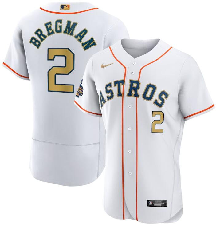 Alex Bregman Houston Astros white jersey