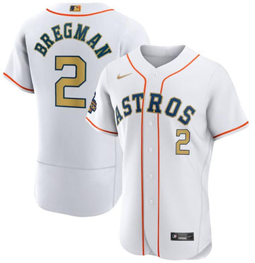 Alex Bregman Houston Astros white jersey
