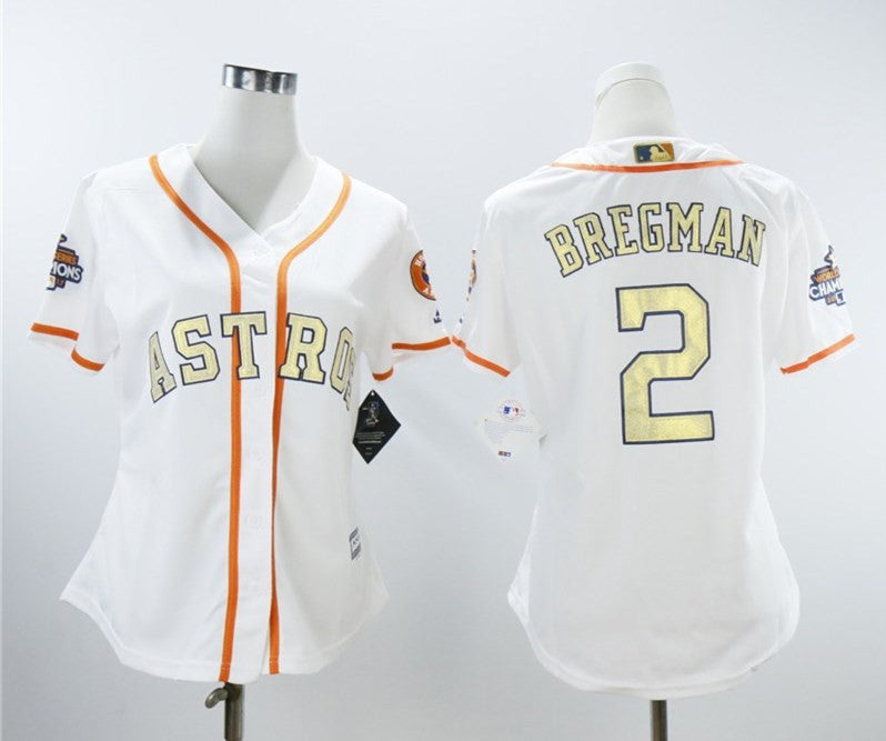 Alex Bregman Houston Astros white jersey