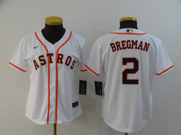 Alex Bregman Houston Astros white jersey
