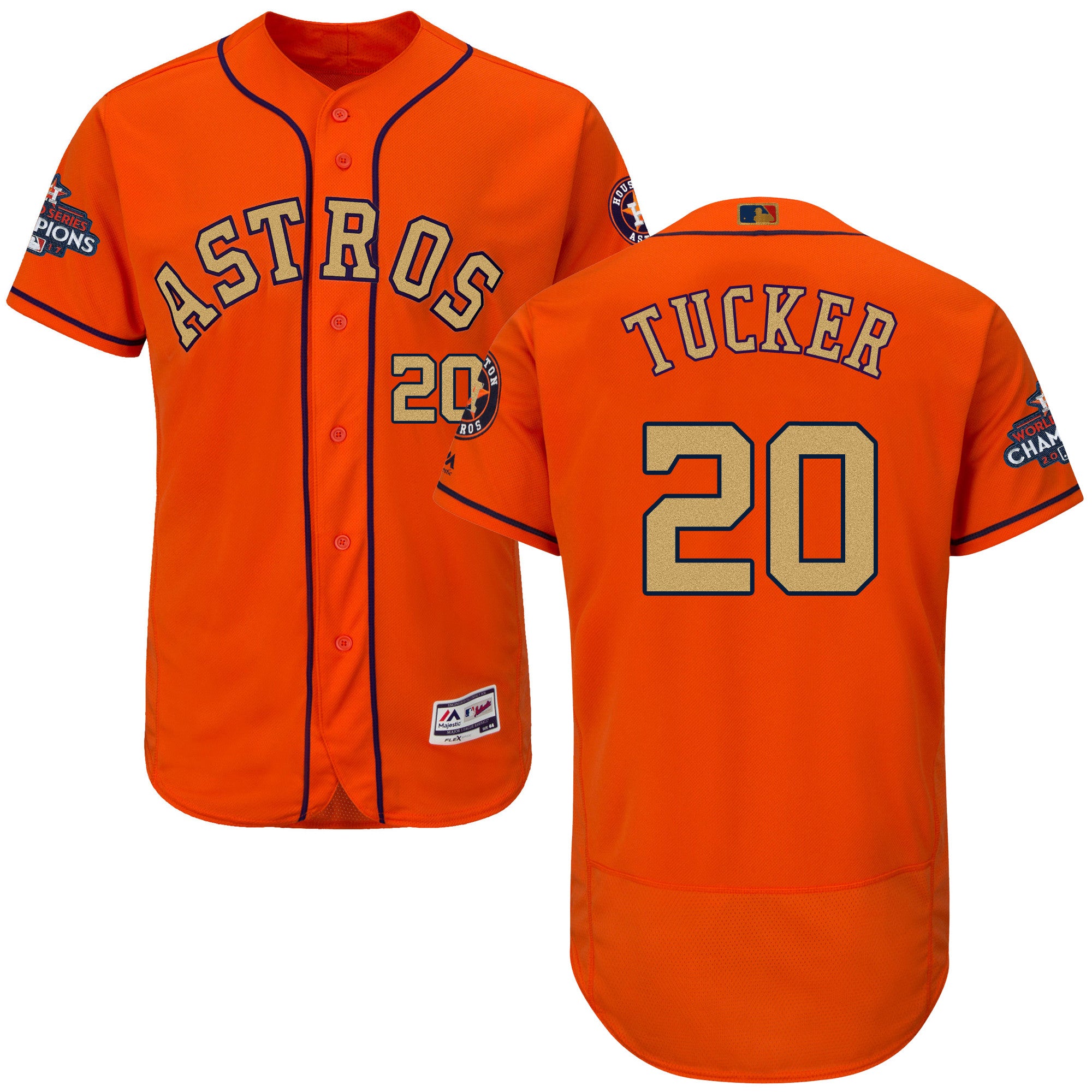 Preston Tucker Houston Astros white jersey