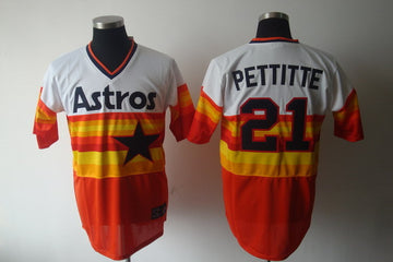 Andy Pettitte Houston Astros orange Cooperstown jersey