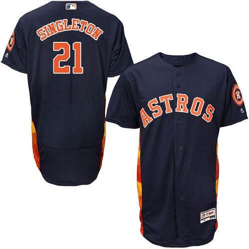 Jon Singleton Houston Astros navy jersey