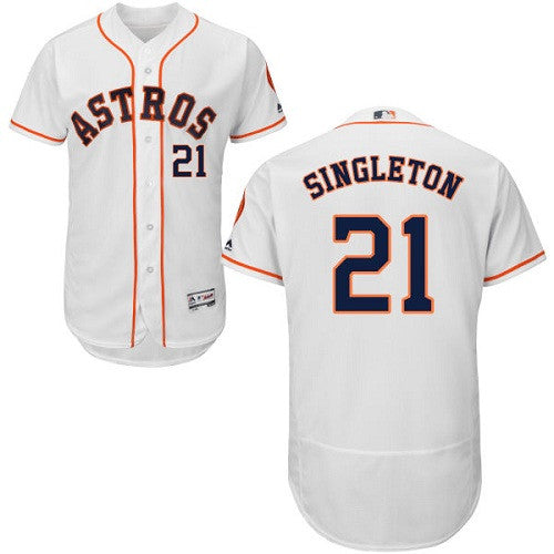 Jon Singleton Houston Astros white jersey