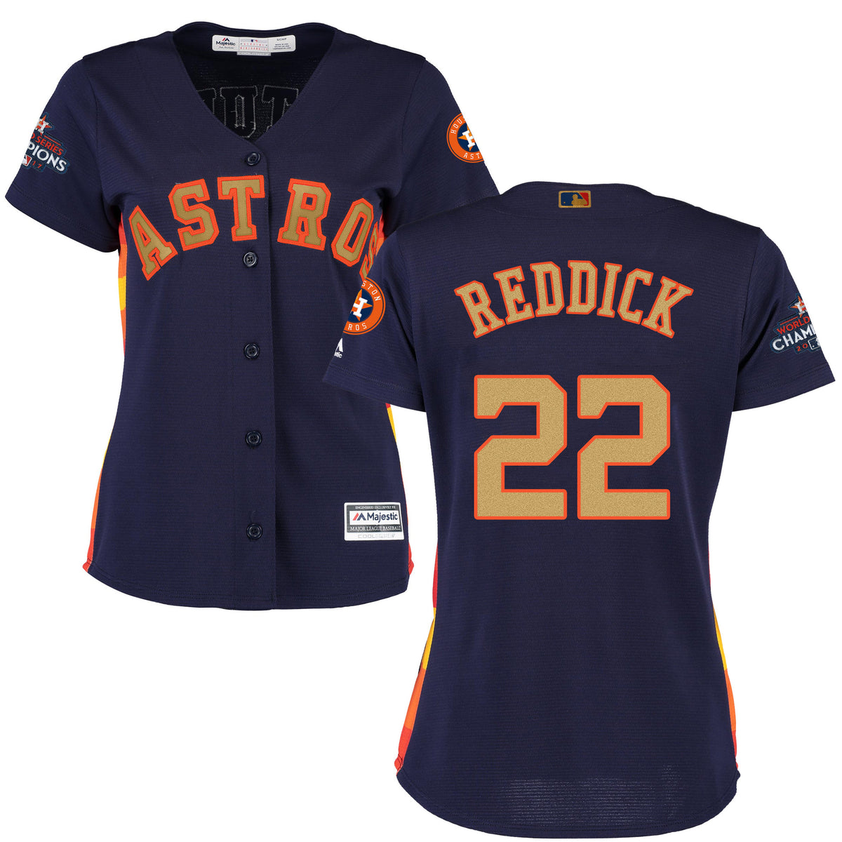 Josh Reddick Houston Astros navy jersey