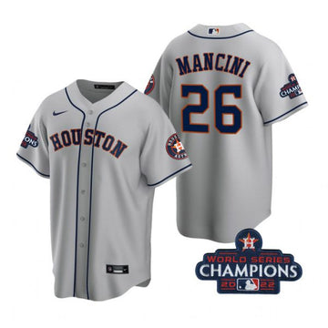 Trey Mancini Houston Astros gray jersey
