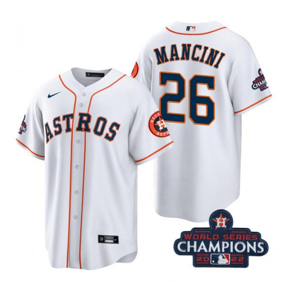 Trey Mancini Houston Astros white jersey