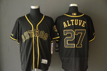 Jose Altuve Houston Astros black jersey