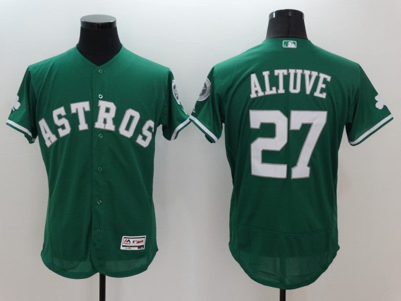 Jose Altuve Houston Astros green jersey