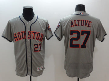 Jose Altuve Houston Astros grey jersey