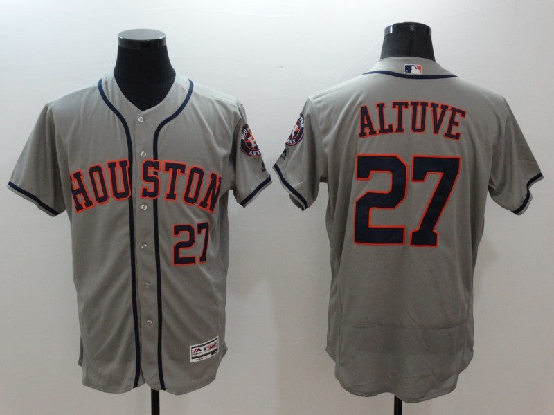 Jose Altuve Houston Astros grey jersey
