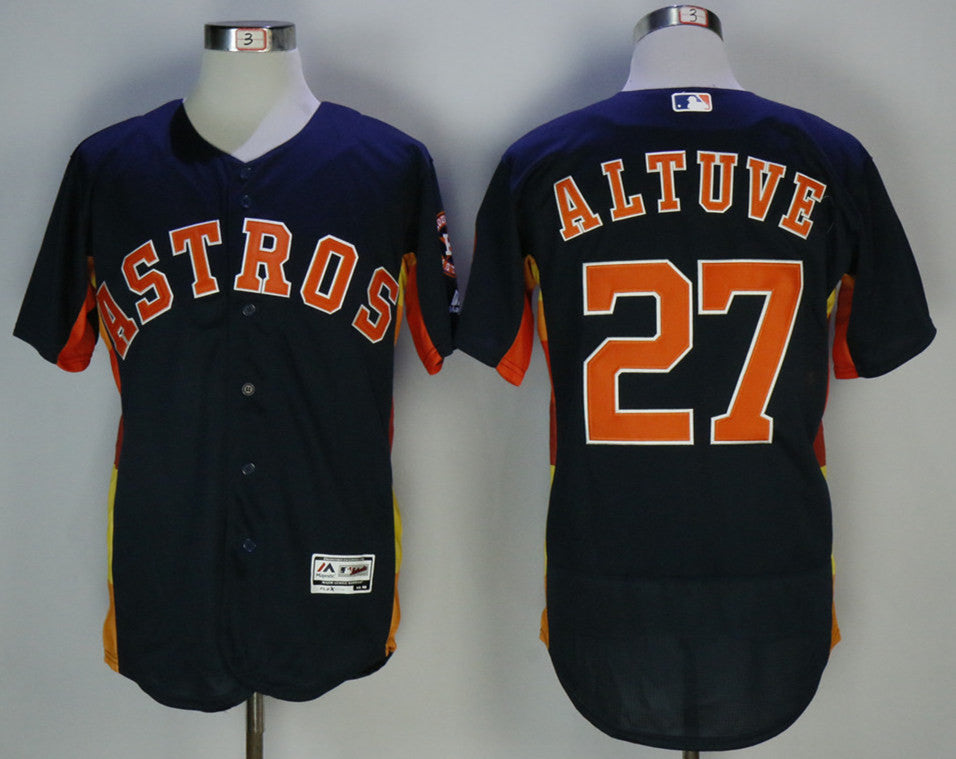 Jose Altuve Houston Astros navy jersey