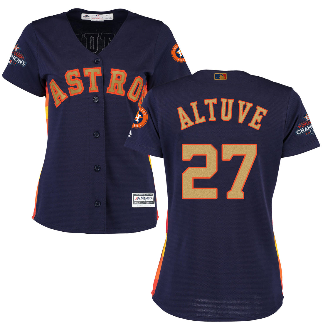 Jose Altuve Houston Astros navy jersey