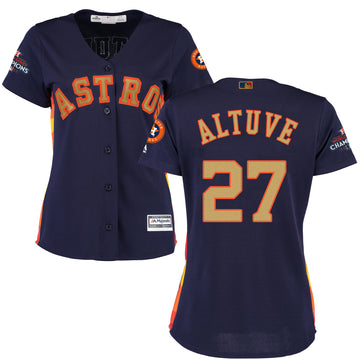 Jose Altuve Houston Astros navy jersey