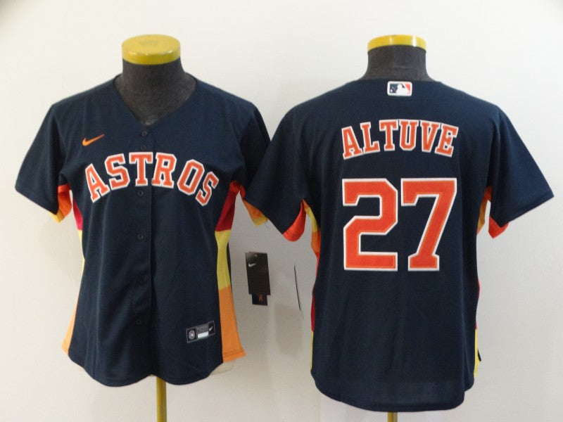 Jose Altuve Houston Astros navy jersey