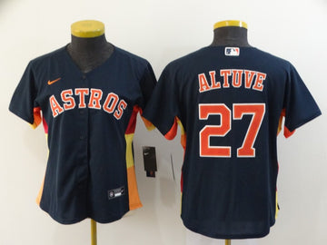 Jose Altuve Houston Astros navy jersey
