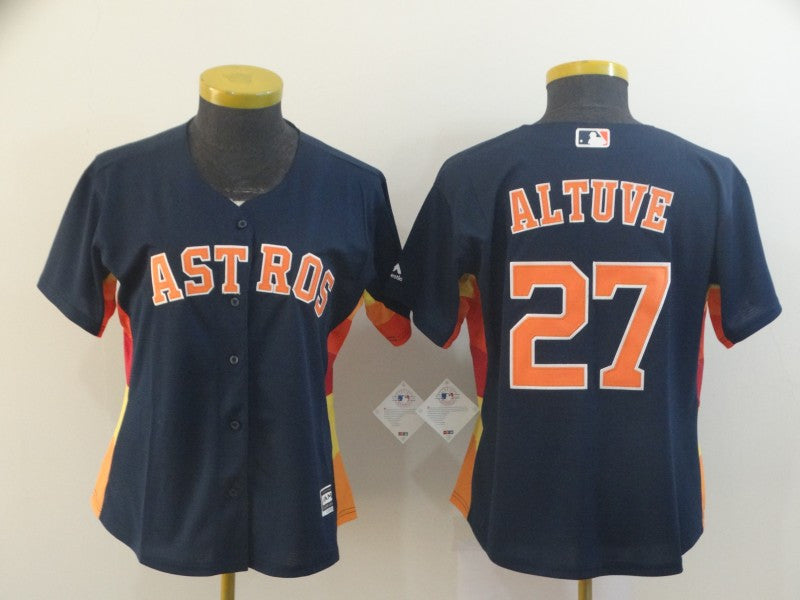 Jose Altuve Houston Astros navy jersey