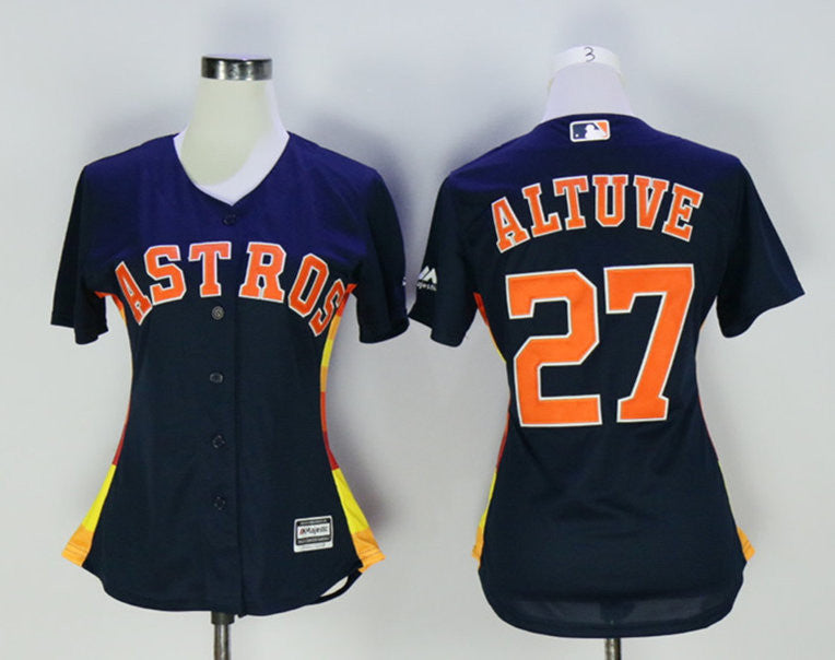 Jose Altuve Houston Astros navy jersey
