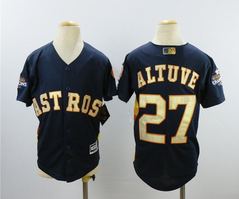 Jose Altuve Houston Astros navy jersey