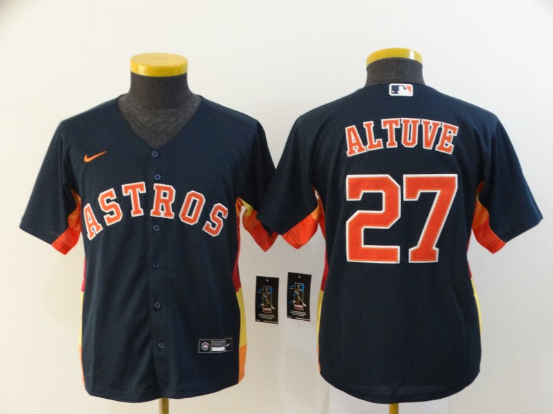 Jose Altuve Houston Astros navy jersey