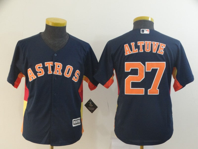 Jose Altuve Houston Astros navy jersey