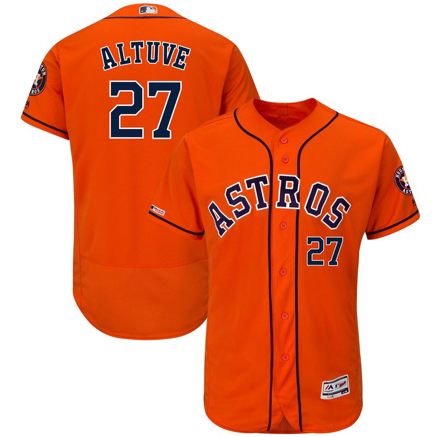 Jose Altuve Houston Astros orange jersey