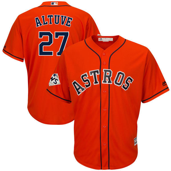 Jose Altuve Houston Astros orange jersey