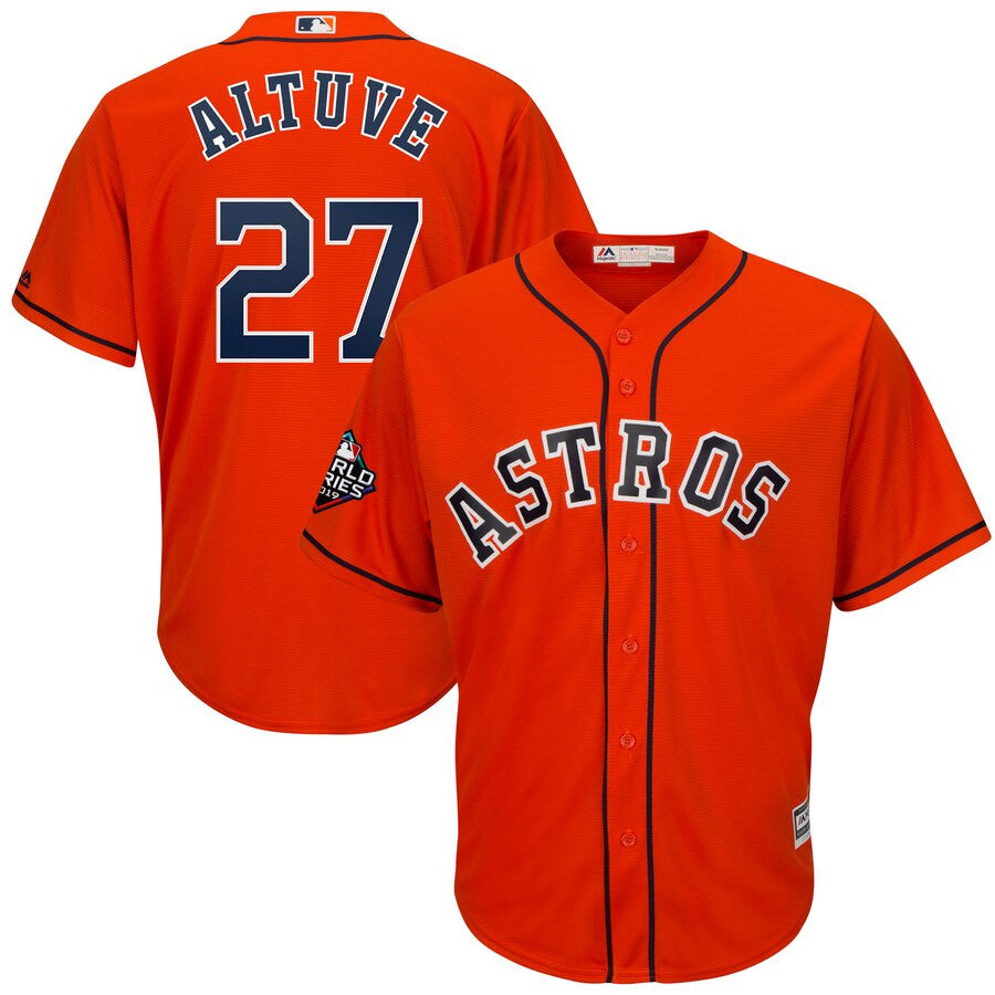 Jose Altuve Houston Astros orange jersey
