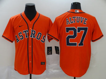 Jose Altuve Houston Astros orange jersey