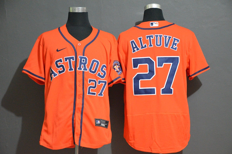 Jose Altuve Houston Astros orange jersey