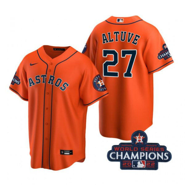 Jose Altuve Houston Astros orange jersey