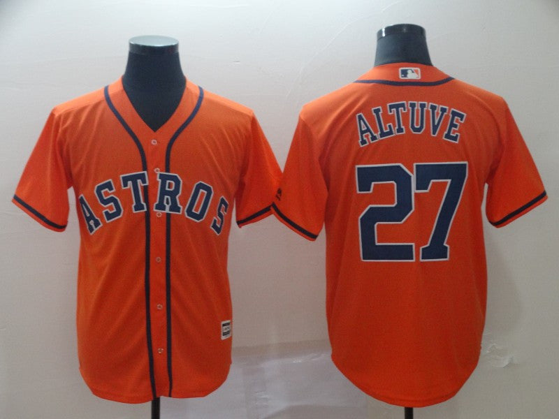 Jose Altuve Houston Astros orange jersey