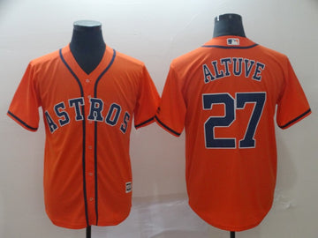 Jose Altuve Houston Astros orange jersey