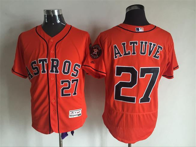 Jose Altuve Houston Astros orange jersey
