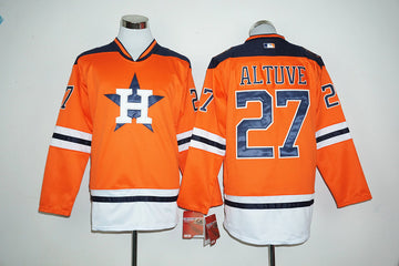 Jose Altuve Houston Astros orange jersey