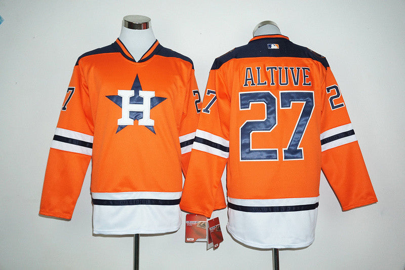 Jose Altuve Houston Astros orange jersey