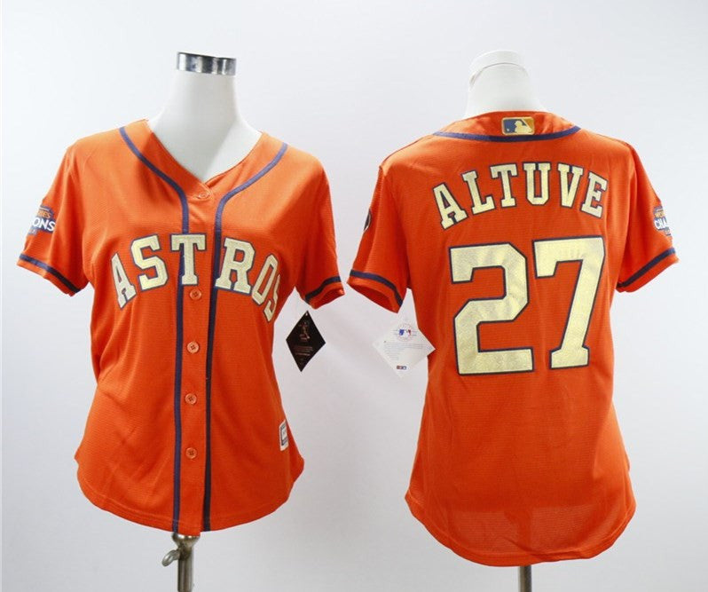 Jose Altuve Houston Astros orange jersey